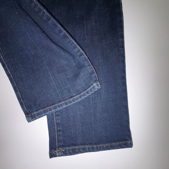 Chico's So Slimming Girlfriend Ankle Jeans Size 1.5 Women's 10 Dark Wash Stretch - Picture 5 of 10